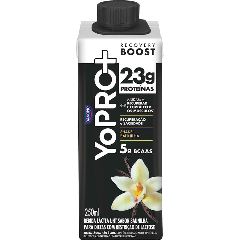 Bebida Láctea YOPRO 23g de Proteínas Baunilha Zero Lactose 250ml