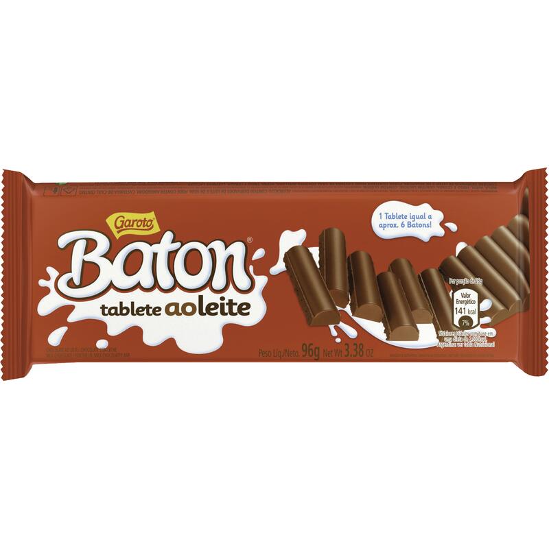 Chocolate Baton Garoto Ao leite 96g