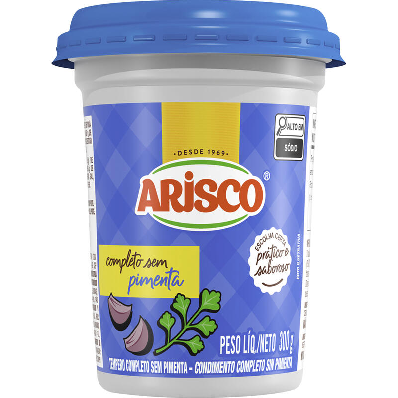 Tempero Completo Arisco Sem pimenta 300g