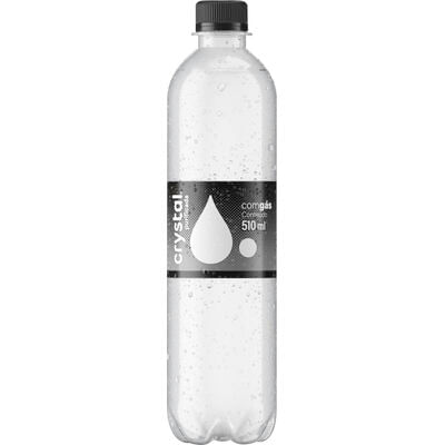 Água Mineral Crystal Purificada com Gás 510ml