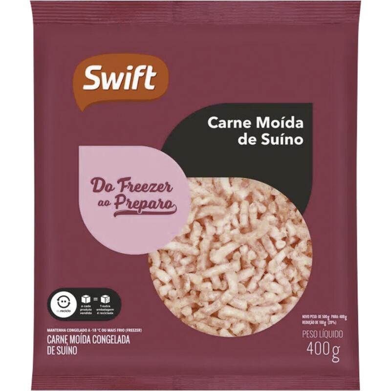 Carne Suína Moída Swift Congelada 400g