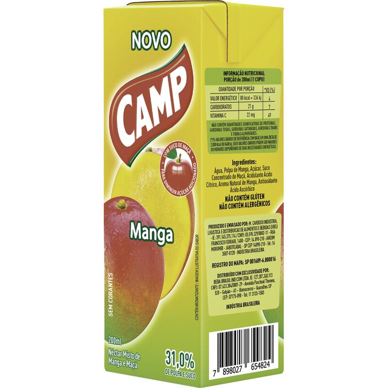 Suco Néctar Camp Manga 200ml