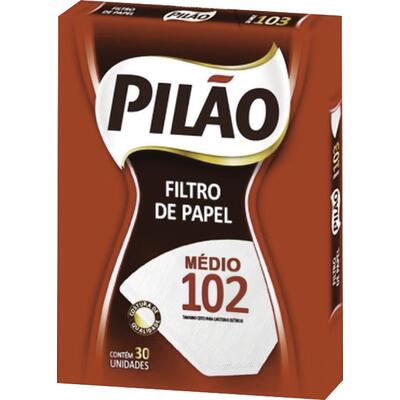 Filtro de Papel para Café Pilão Nº 102 30 un