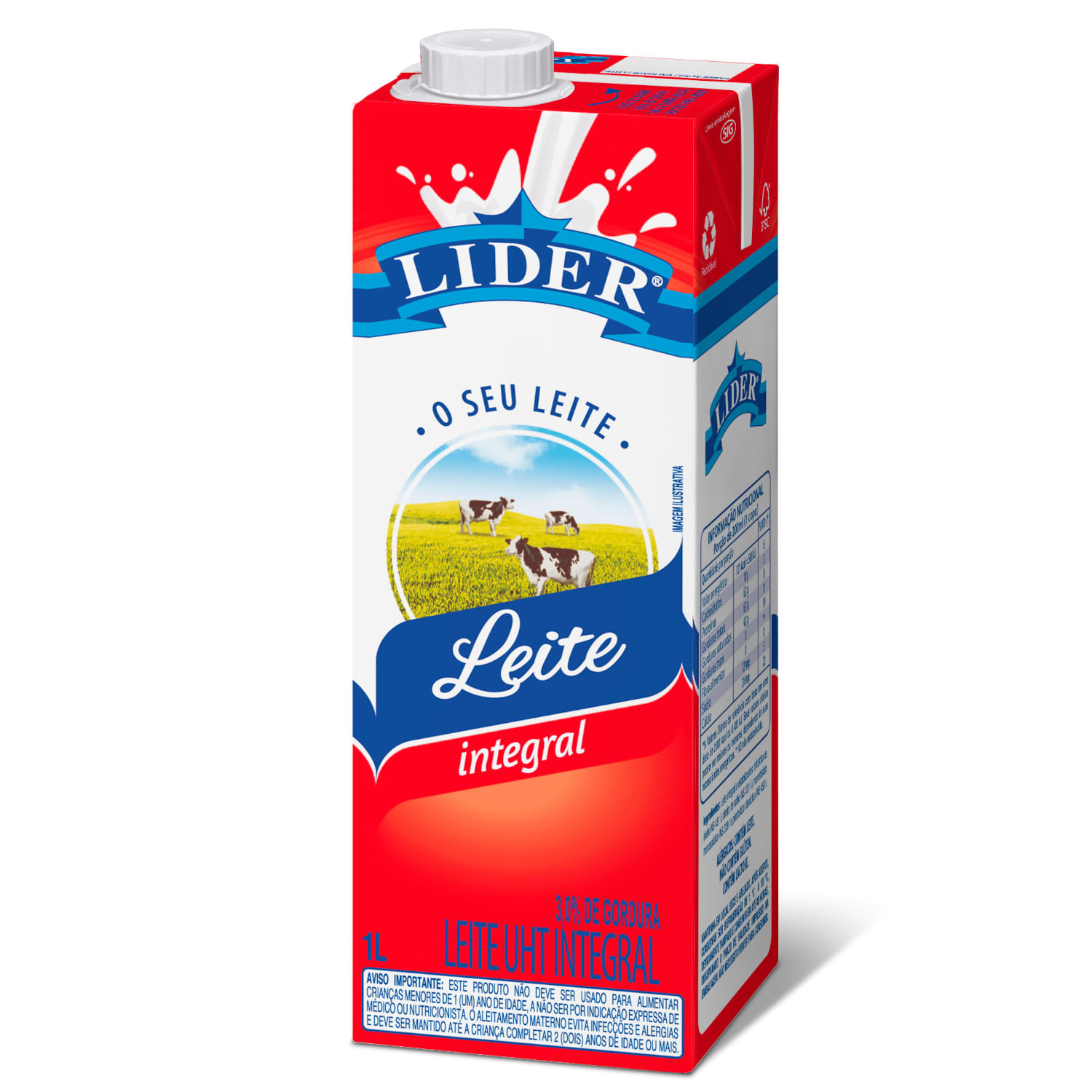 Leite Integral LIDER 1L