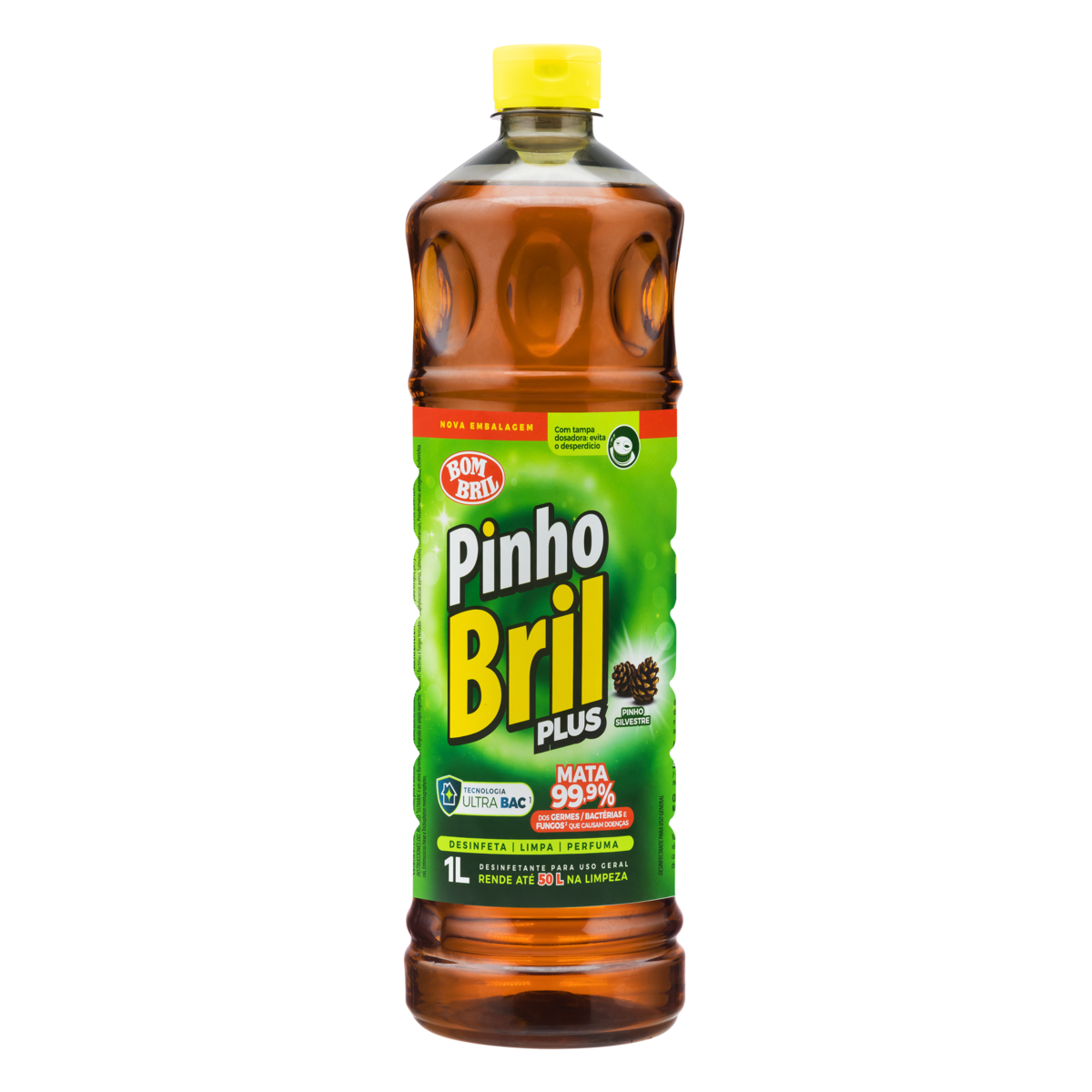 Desinfetante Pinho Silvestre Pinho Bril Plus Squeeze 1l