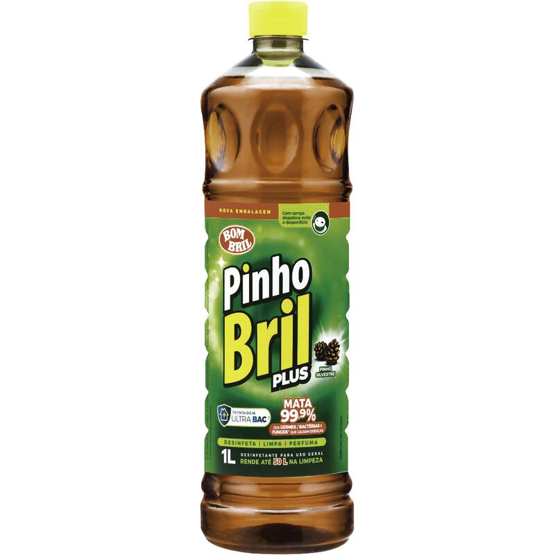 Desinfetante Pinho Silvestre Pinho Bril Plus Squeeze 1l