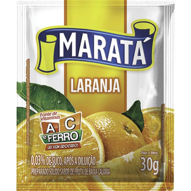 Refresco em Pó Maratá Laranja 30g