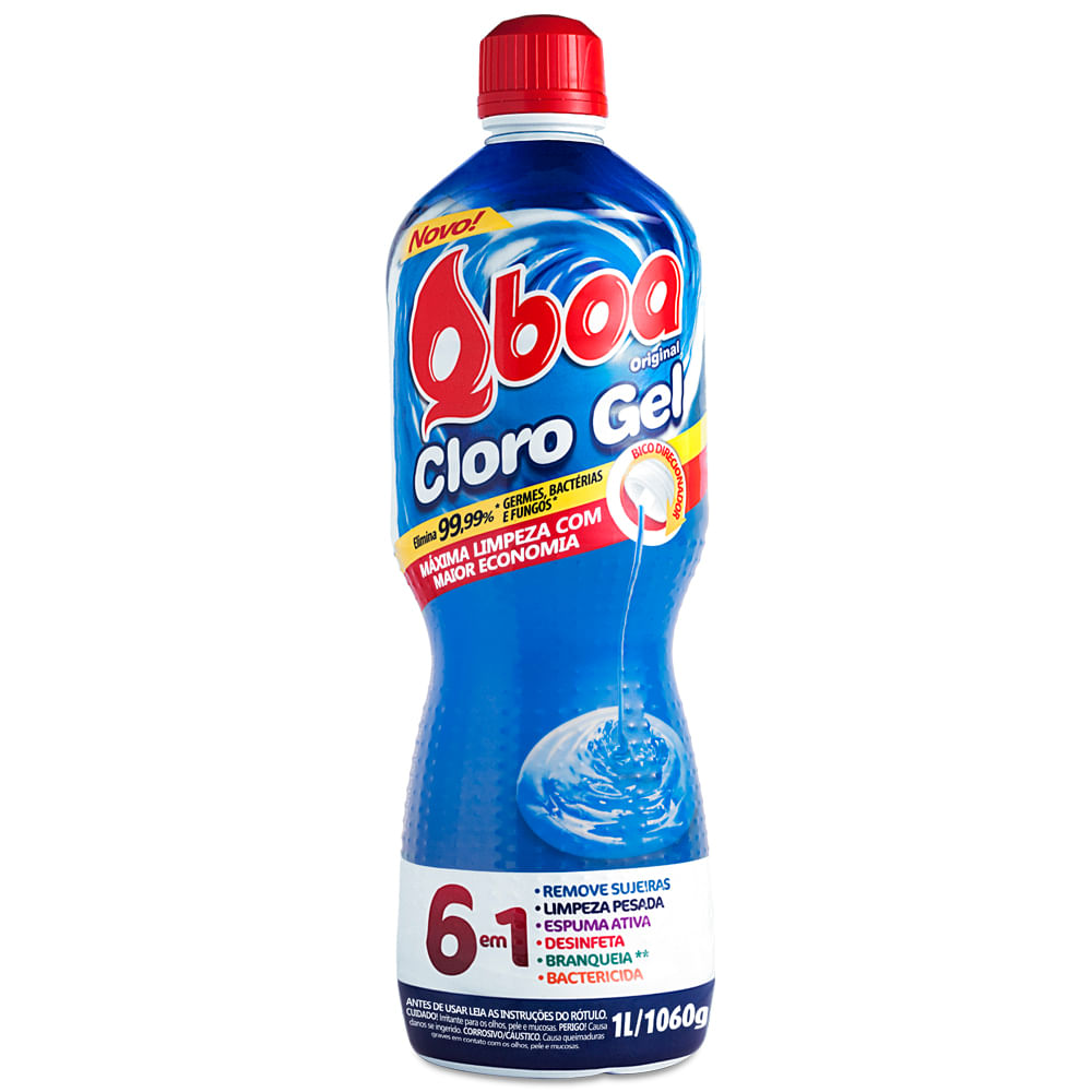 Cloro Gel Qboa 1L