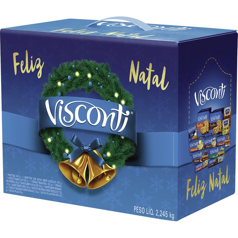 Cesta de Natal Visconti Grande un