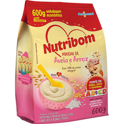 Mingau Nutribom Arroz e aveia 600g