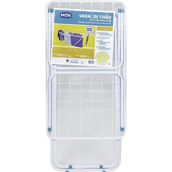 Varal de Chão Slim Mor Com Abas - Ref. 6105