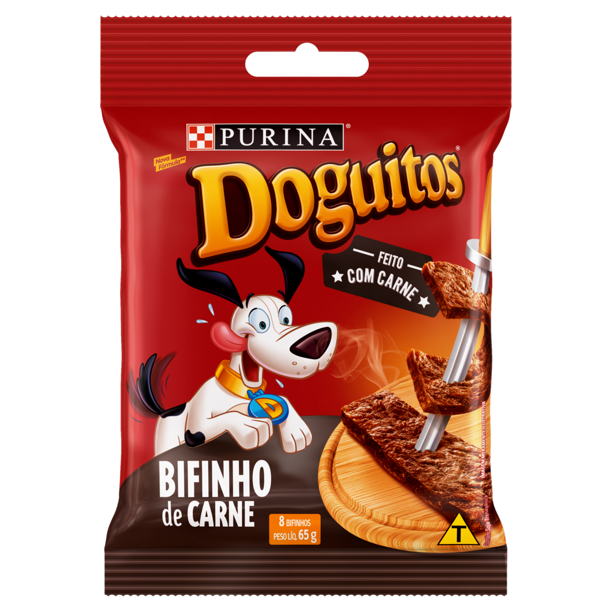 Petisco DOGUITOS Bifinho de Carne Cães Adultos e Filhotes 65g