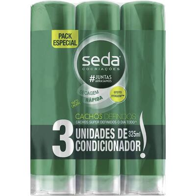 Kit Condicionador Seda Cachos definidos 3x325ml