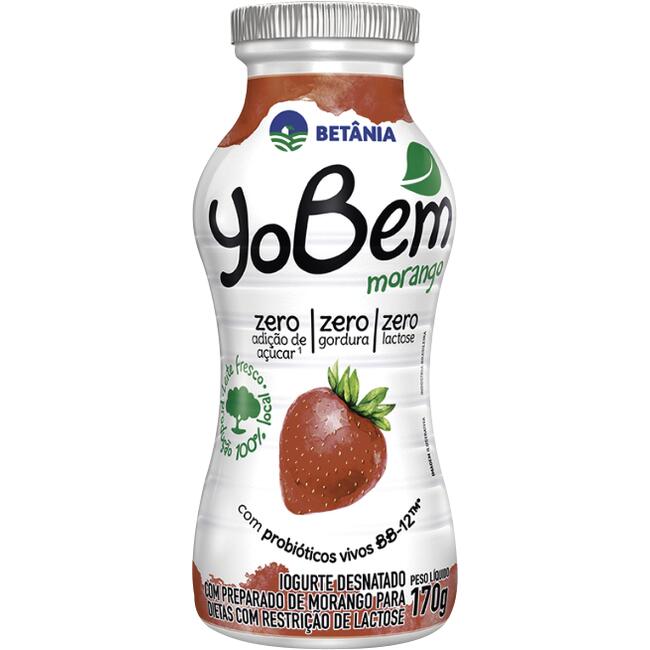 Iogurte Betânia YoBem Morango 170g
