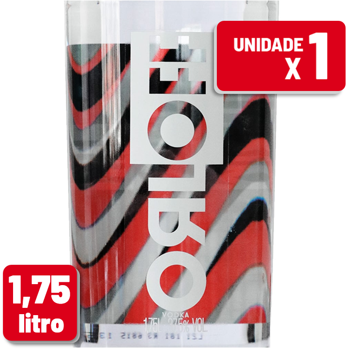Vodka Orloff Garrafa Vidro 1,750ml