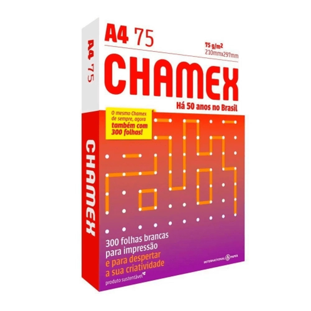 Papel Chamex A4 300 Folhas