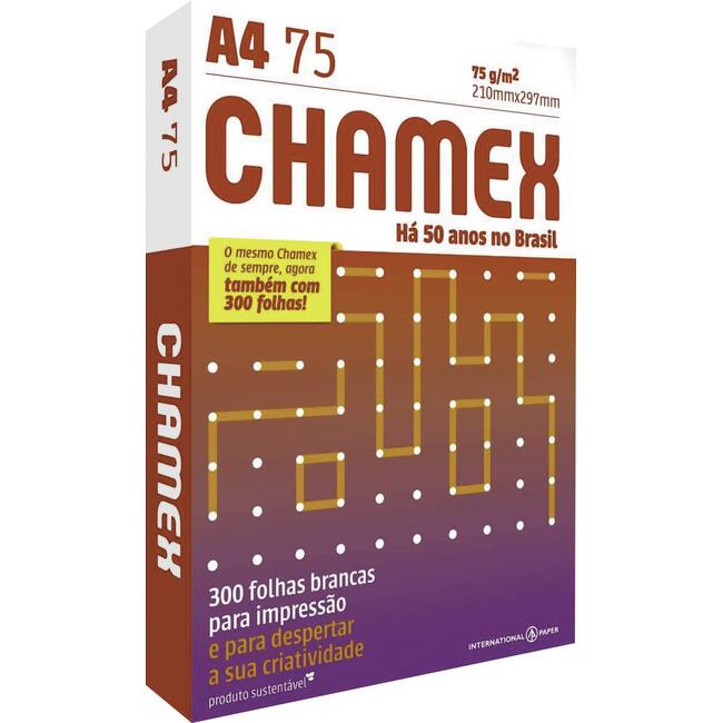 Papel Chamex A4 300 Folhas