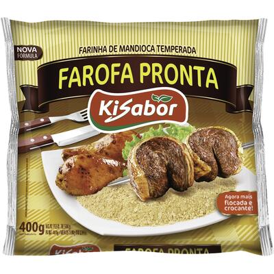Farofa de Mandioca Kisabor Pacote 400g