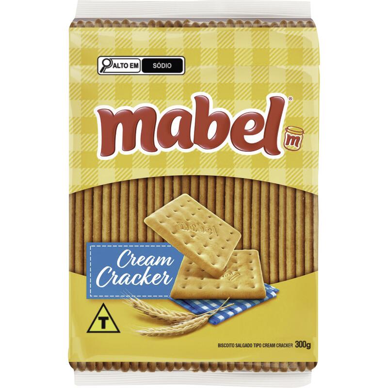 Biscoito Cream Cracker Mabel 300g