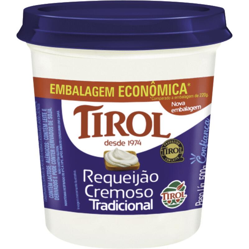 Requeijão Tirol Cremoso 500g
