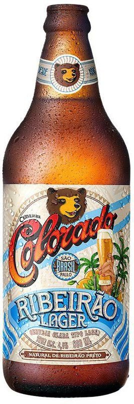 Cerveja COLORADO Ribeirão Lager 600 ML Garrafa