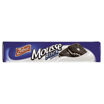 Biscoito Recheado Mousse Zabet Black Baunilha 145g
