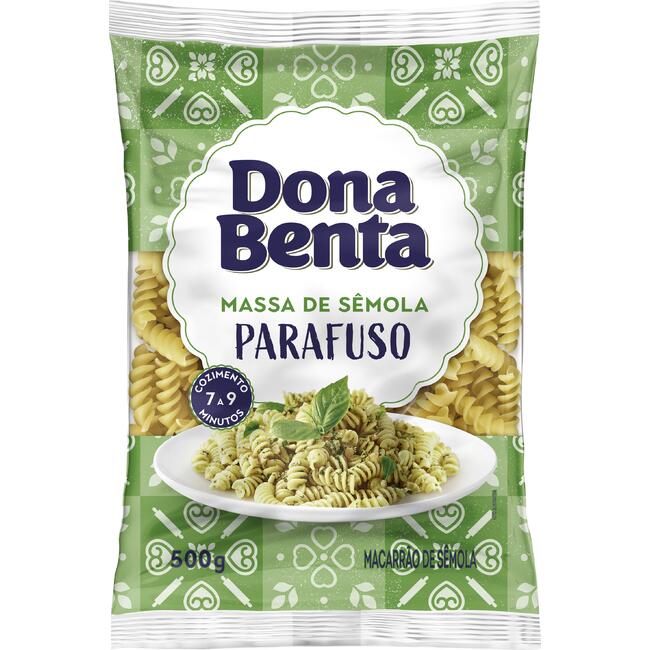 Macarrão de Semôla Dona Benta Parafuso 500g