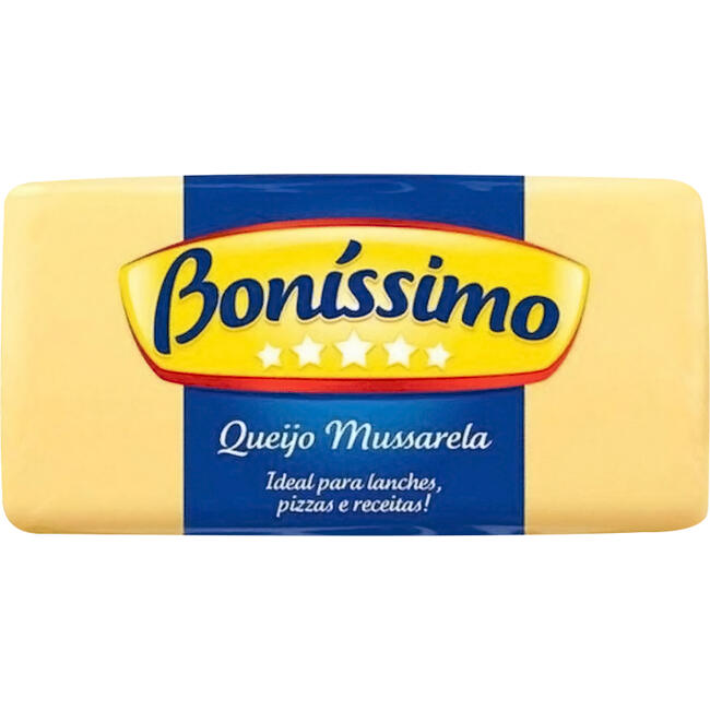 Queijo Mussarela Boníssimo Preço por quilo na peça