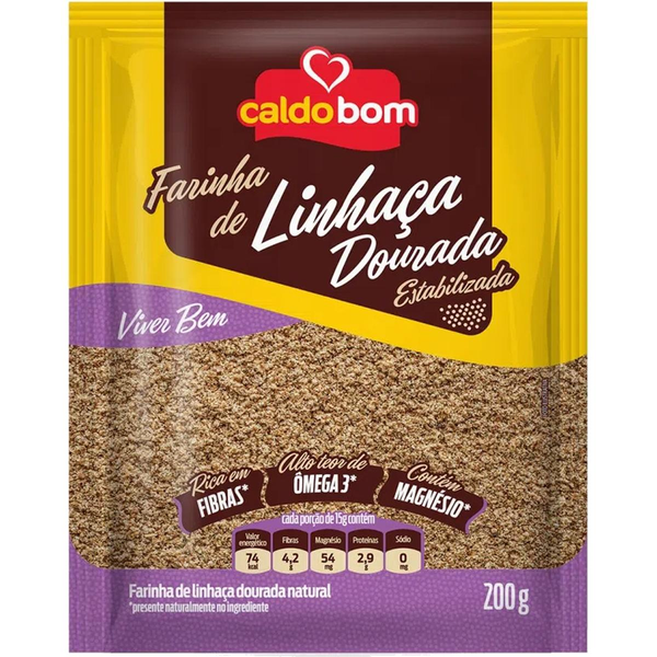 Farinha de Linhaça Caldo Bom 200g - Dourada