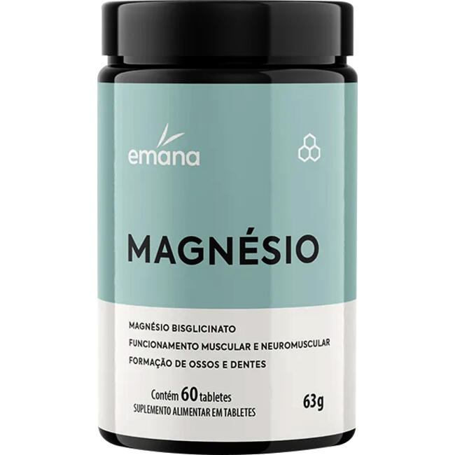 Suplemento Alimentar Emana Magnésio 60 cápsulas