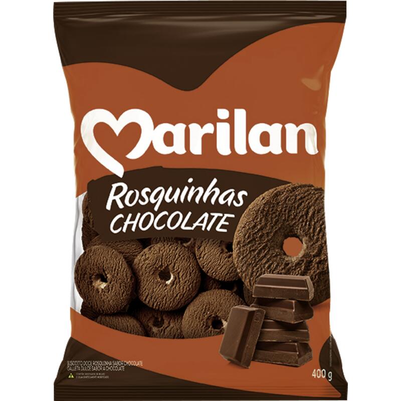 Biscoito Rosquinhas Marilan Chocolate 400g