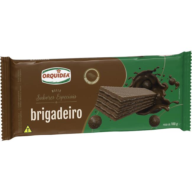Biscoito Wafer Orquídea Brigadeiro 100g