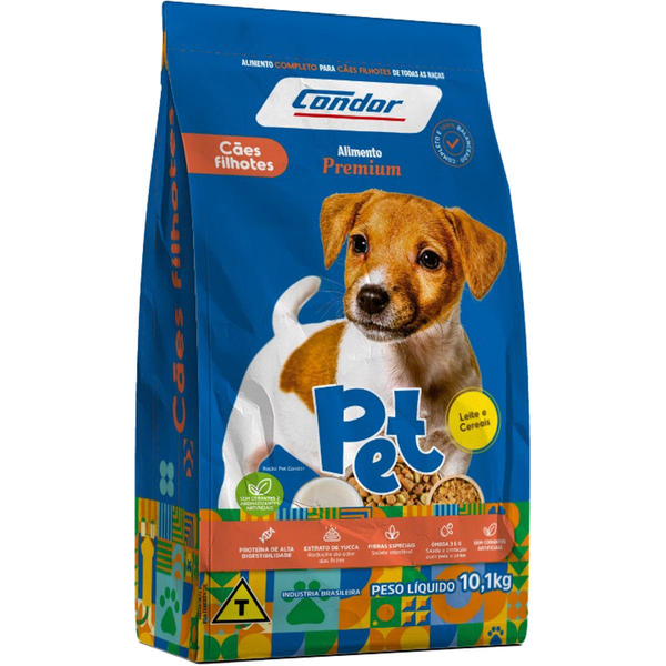 Ração para Cães Condor Pet 10,1kg - Filhote