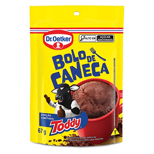 Mistura para Bolo de Caneca Dr. Oetker 67g - Toddy