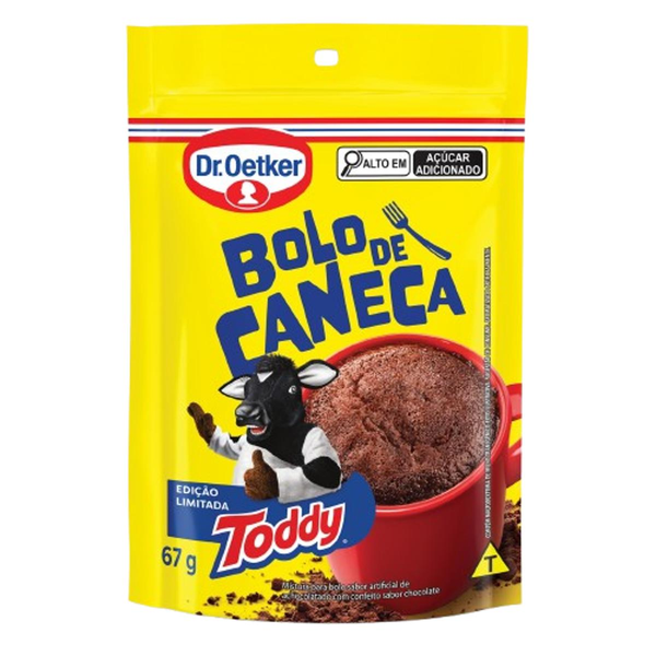 Mistura para Bolo de Caneca Dr. Oetker 67g - Toddy