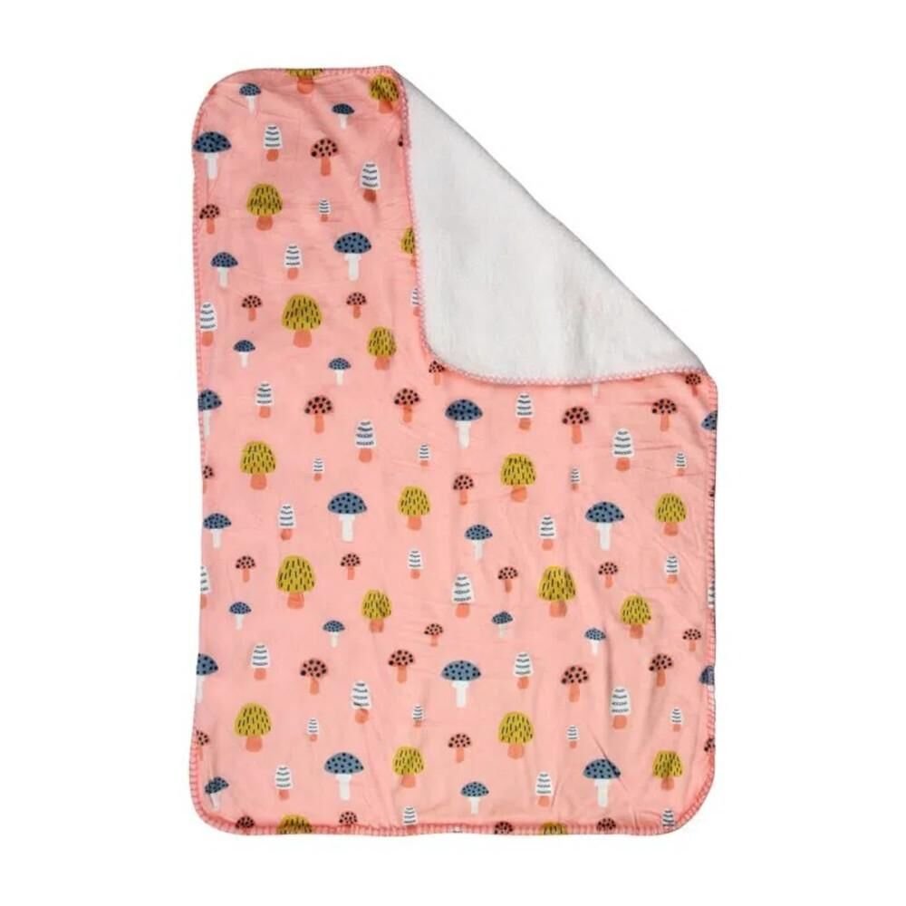 Manta A\BABY 70X100 Sherpa Cogumelo