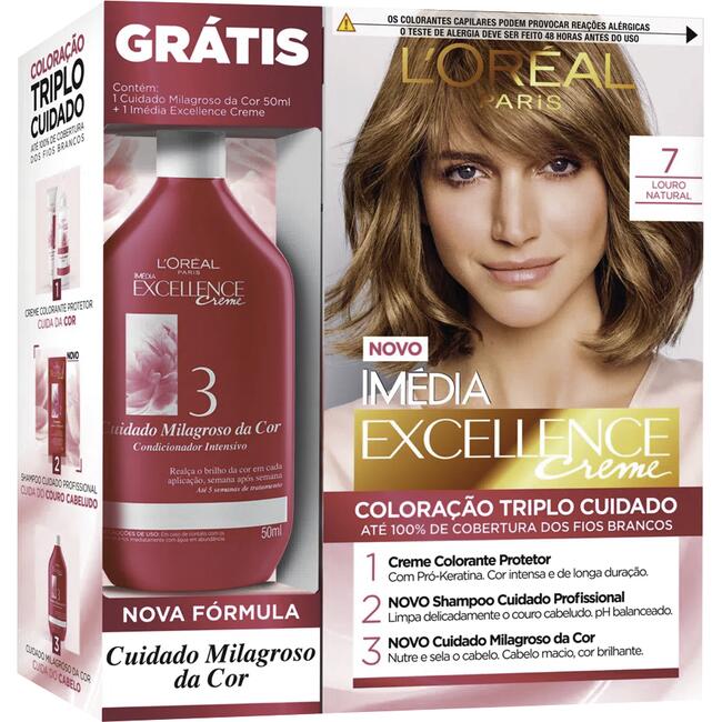 Tintura Imédia Excellence 7.0 Promopack Kit