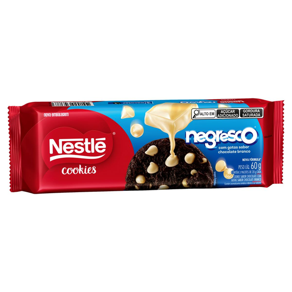 Cookie NEGRESCO Gotas de Baunilha 60g
