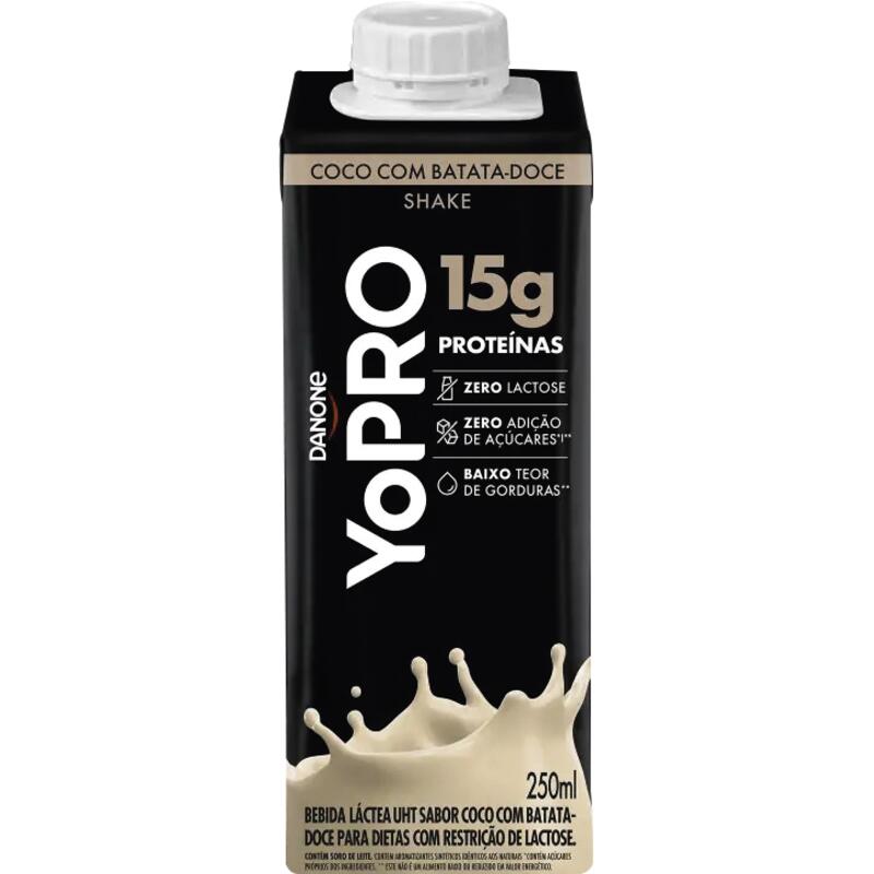 Bebida Láctea YoPro Coco com Batata-Doce 250ml