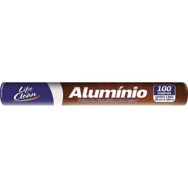 Folha de Alumínio Life Clean 30cmx100m Rolo