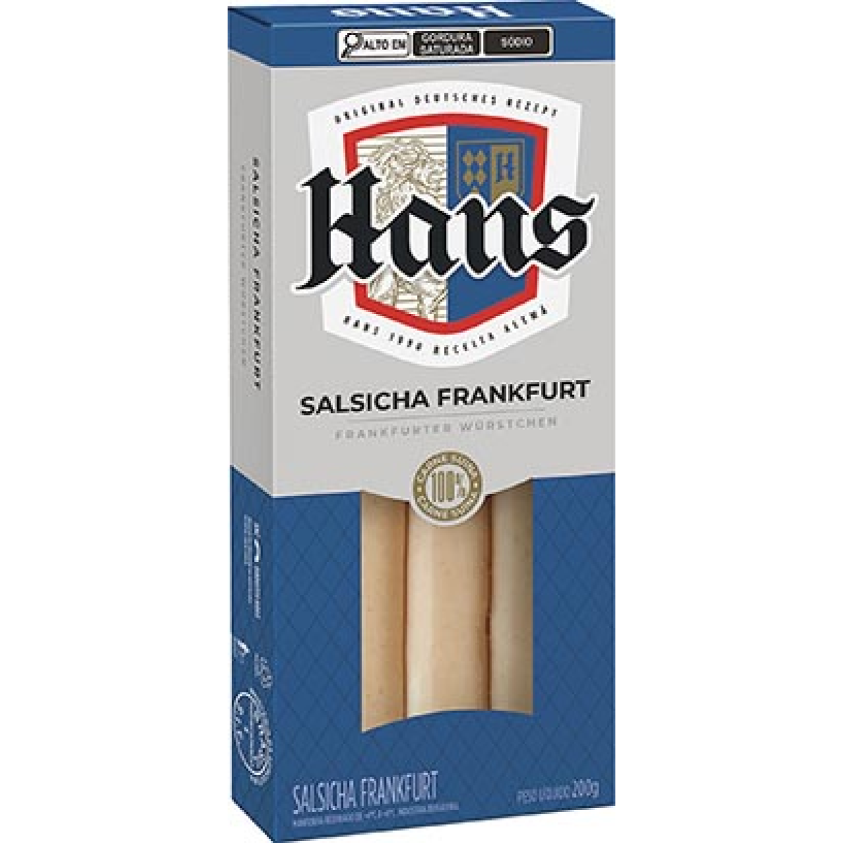 Salsicha Frankfurt Hans 200g
