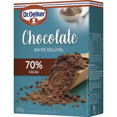 Chocolate DR OETKER em Pó 70% Cacau 200g