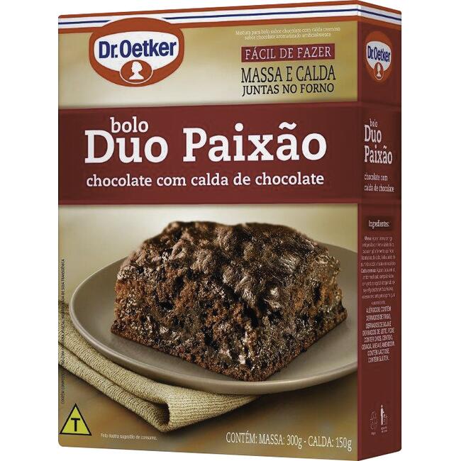 Mistura para Bolo Dr. Oetker Duo Paixão 450g
