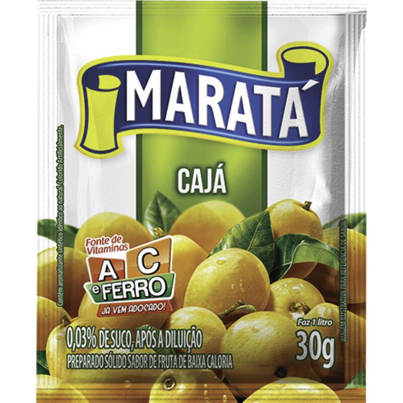 Refresco em Pó Maratá Cajá 30g