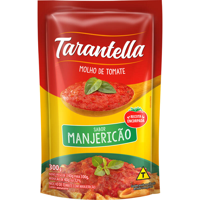 Molho de Tomate Tarantella Manjericão 300g