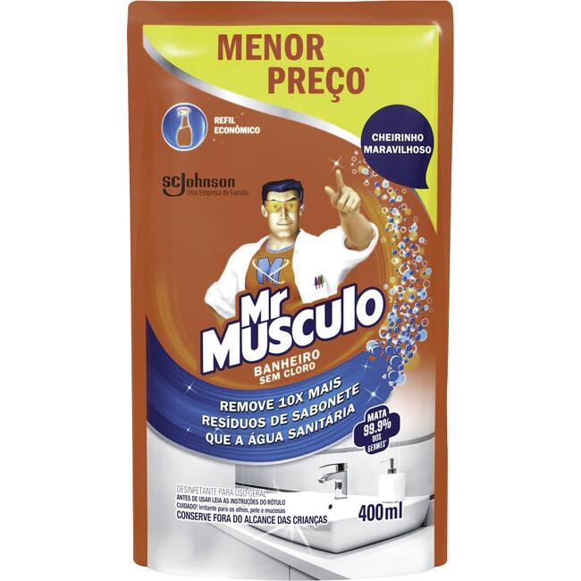 Desengordurante Mr. Músculo Banheiro 400ml