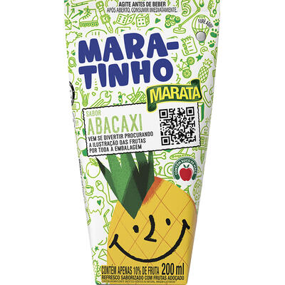 Refresco Líquido Mara-tinho Abacaxi 200ml