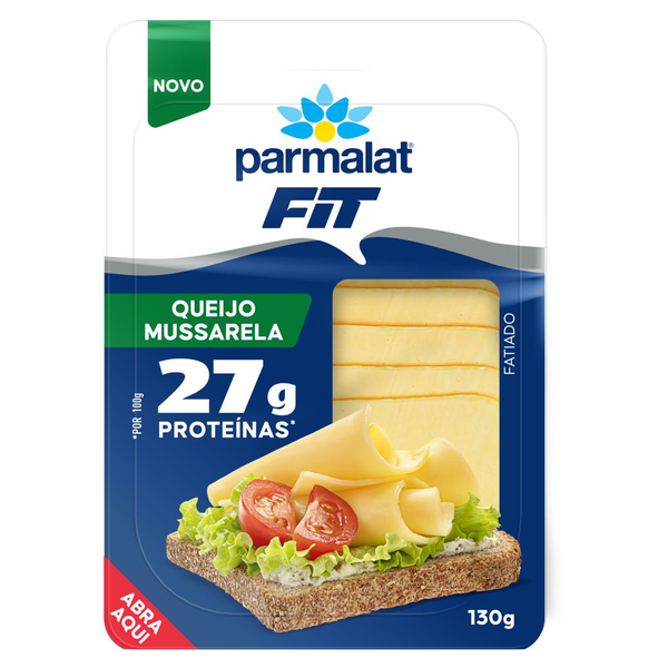 Queijo Mussarela PARMALAT fit 27g de Proteinas 130g