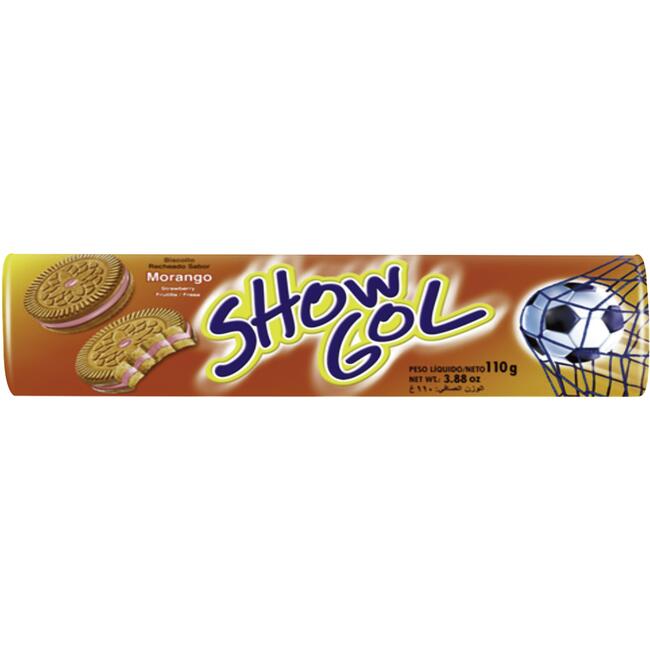 Biscoito Recheado Show Gol Morango 110g