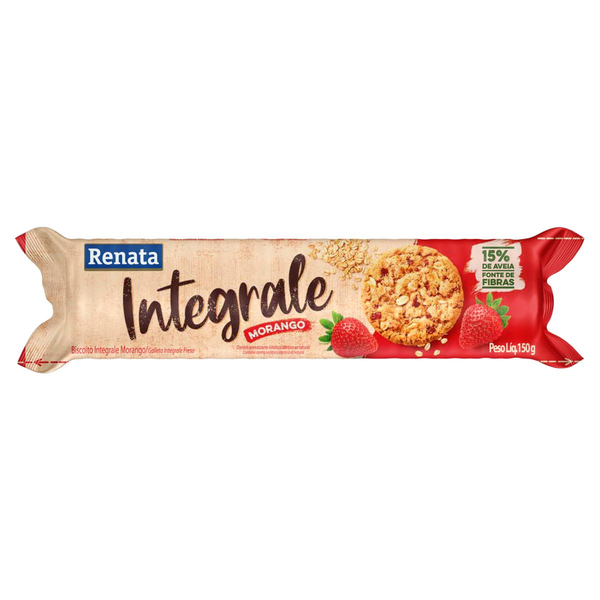 Biscoito Renata 150g - Integrale - Morango